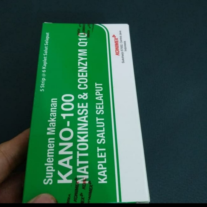 

Kano 100 / suplemen kesehatan jantung & peredaran darah