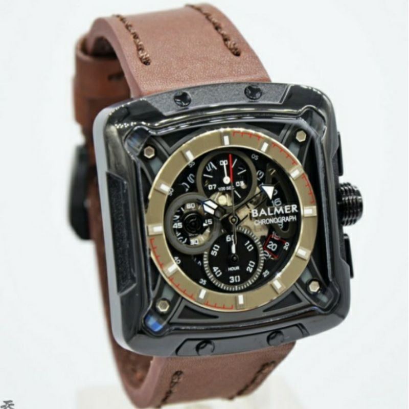 BALMER B.7982 JAM TANGAN PRIA BALMER KOTAK PRIGINAL