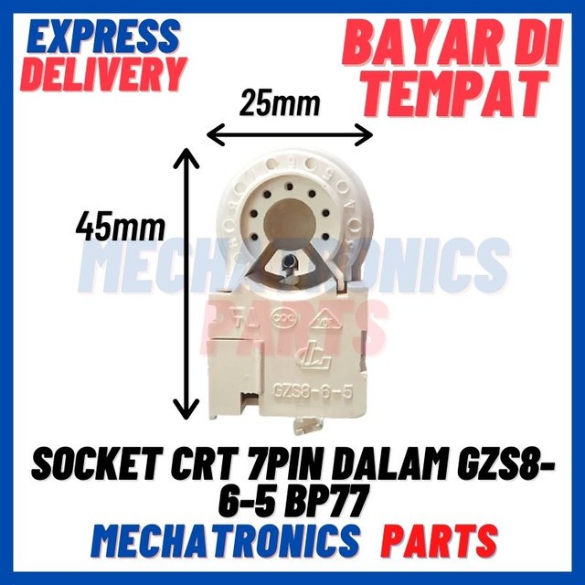 [SOC-9096] TV SETS TERMINALS SOCKET CRT SOKET 7PIN DALAM GZS8-6-5 BP77