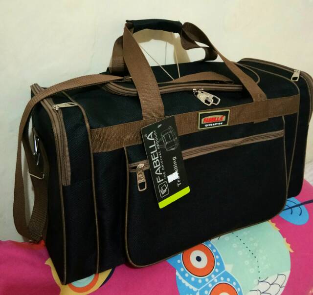 Tas pakaian travel bag FABELLA tas mudik jumbo fabella 413