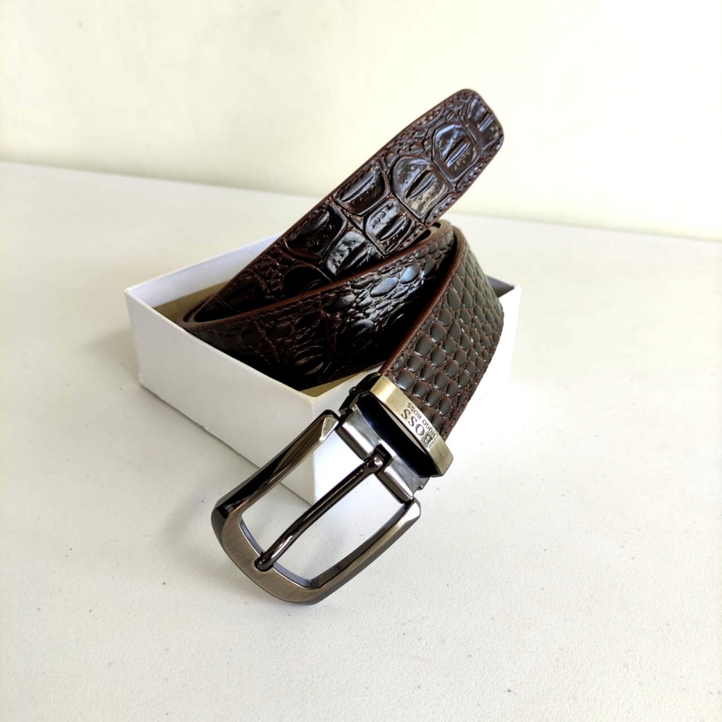 GEKO Ikat Pinggang Pria Sabuk Kulit Asli