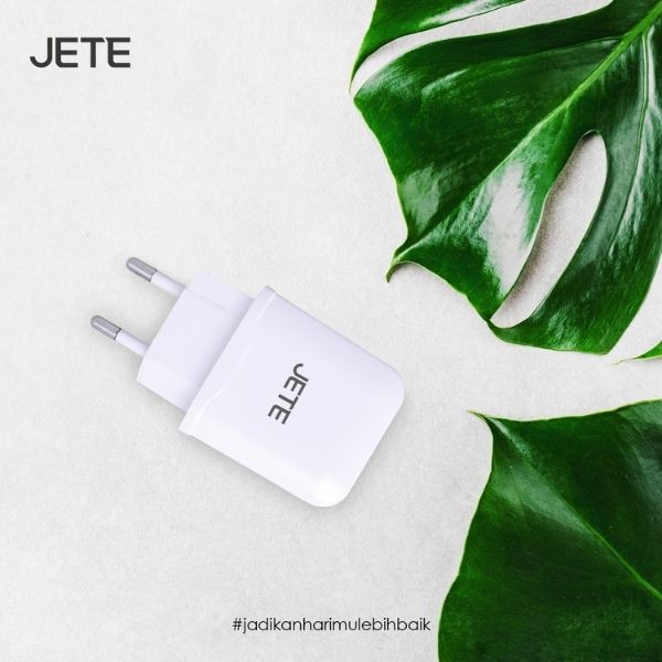 Charger Fast Charging Dual Output JETE C12  - Garansi Resmi 12 Bulan