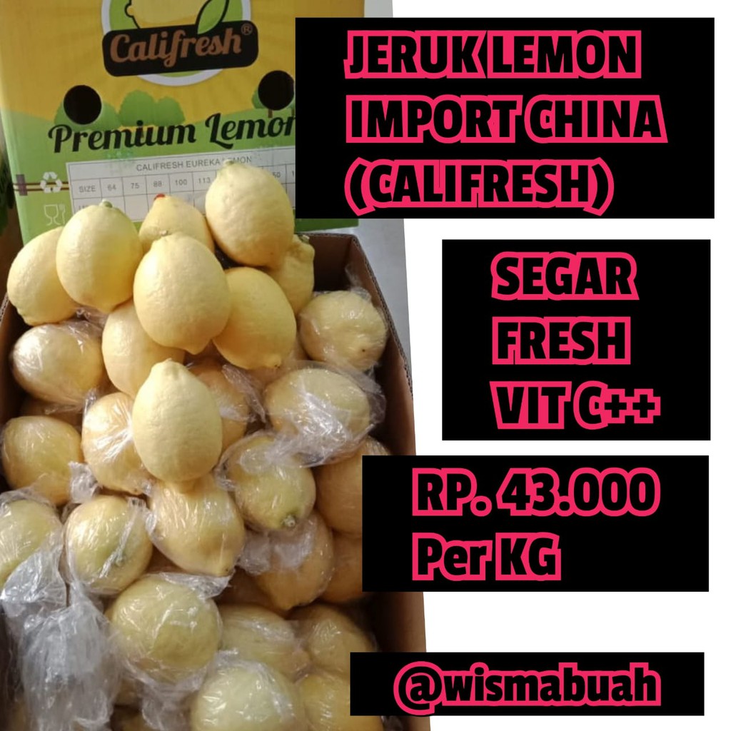 

Buah Lemon Import Califresh 1KG