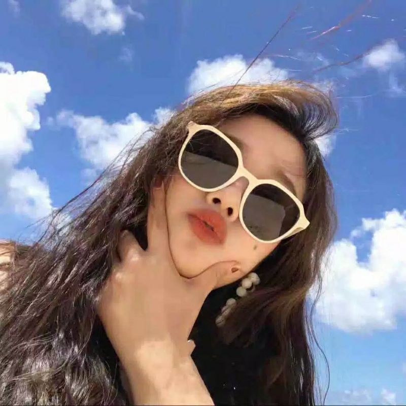 Kacamata INS Shoot Fashion / Kacamata Wanita Tiktok Viral Jumbo Besar