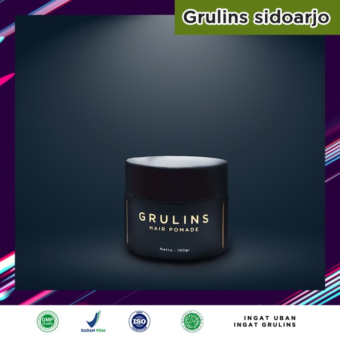 Penghitam rambut uban alami Pomade Grulins