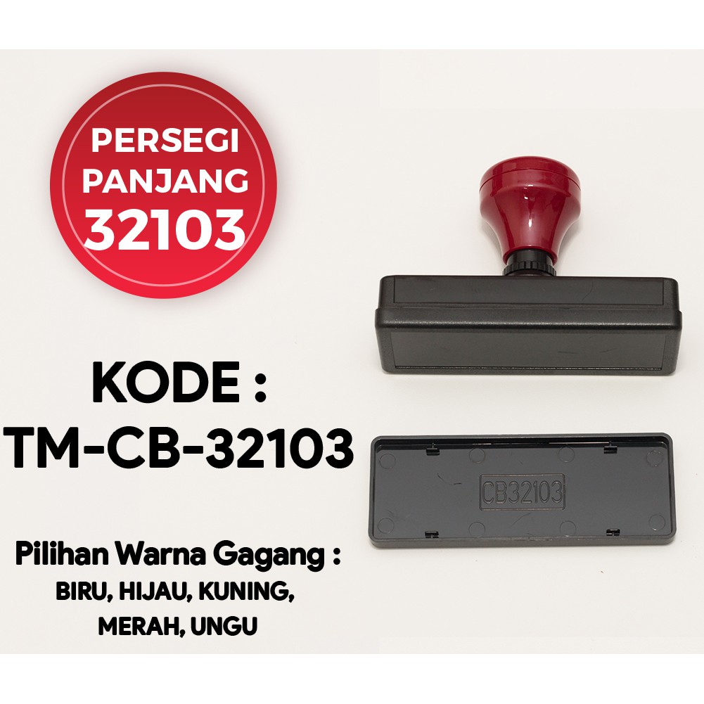 

Gagang Flash Stamp PERSEGI PANJANG 32103 (32x103mm) -TM-CB-32103