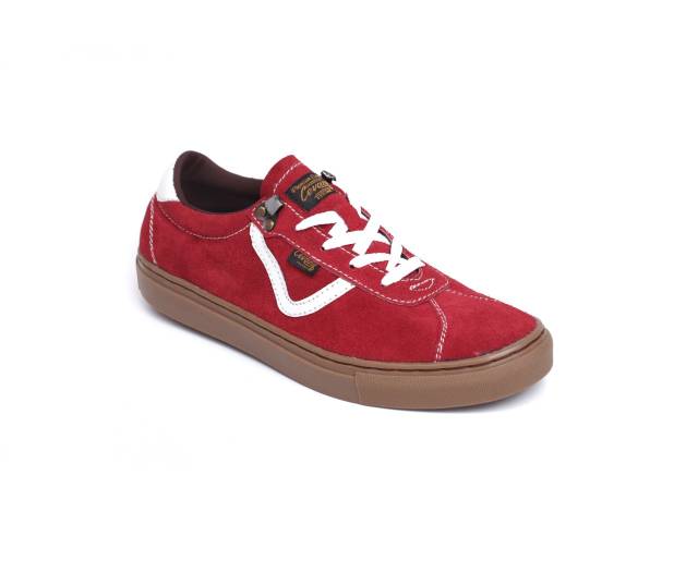 Sepatu Lokal Shoes Local Pride Cevany Ballad Os Low Cut Red Gum