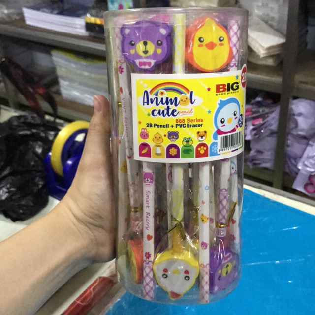 

PENSIL & PENGHAPUS BIG isi 24