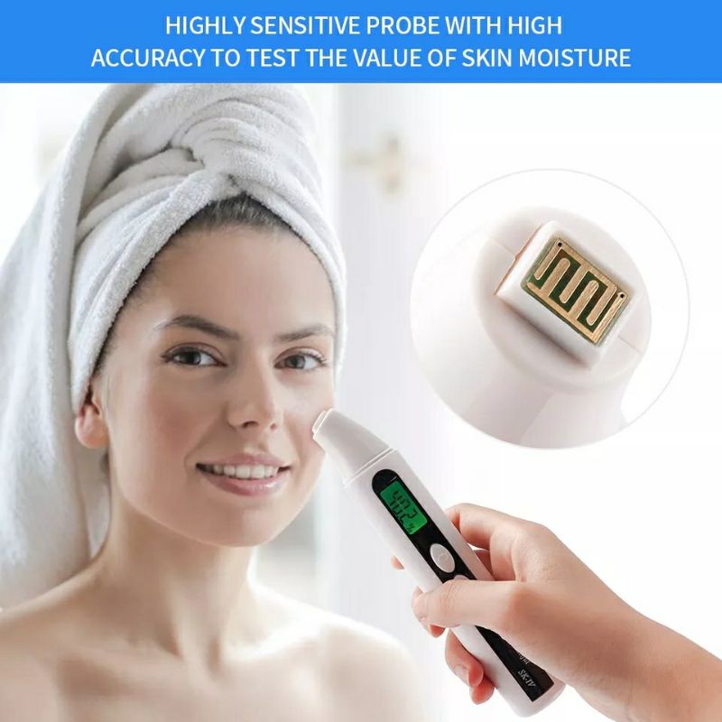 Skin care tools Facial Tester Detector Alat Cek Kulit Wajah Alat Cek Kelembaban kulit wajah