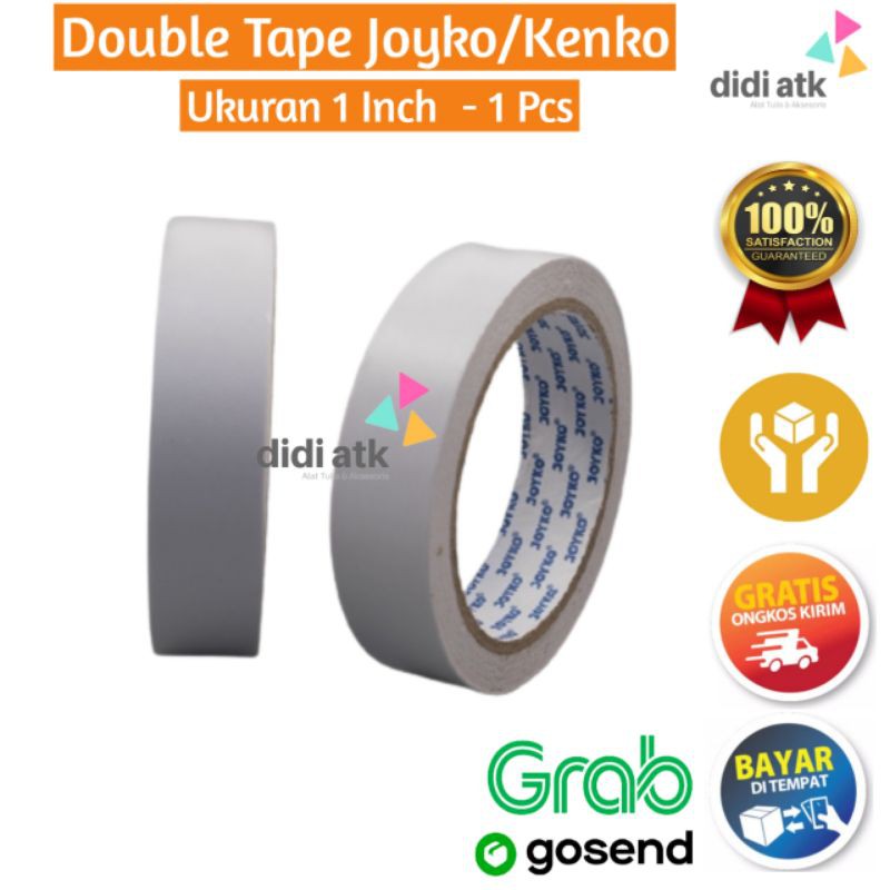 

Double Tape Joyko 24mm x 15 Yard / Double Sided Tape Perekat 2 Sisi Ukuran 1 Inch