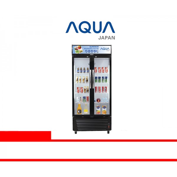 Showcase Aqua 2Pintu AQB700 / Cooler Aqua AQB 700 550Ltr