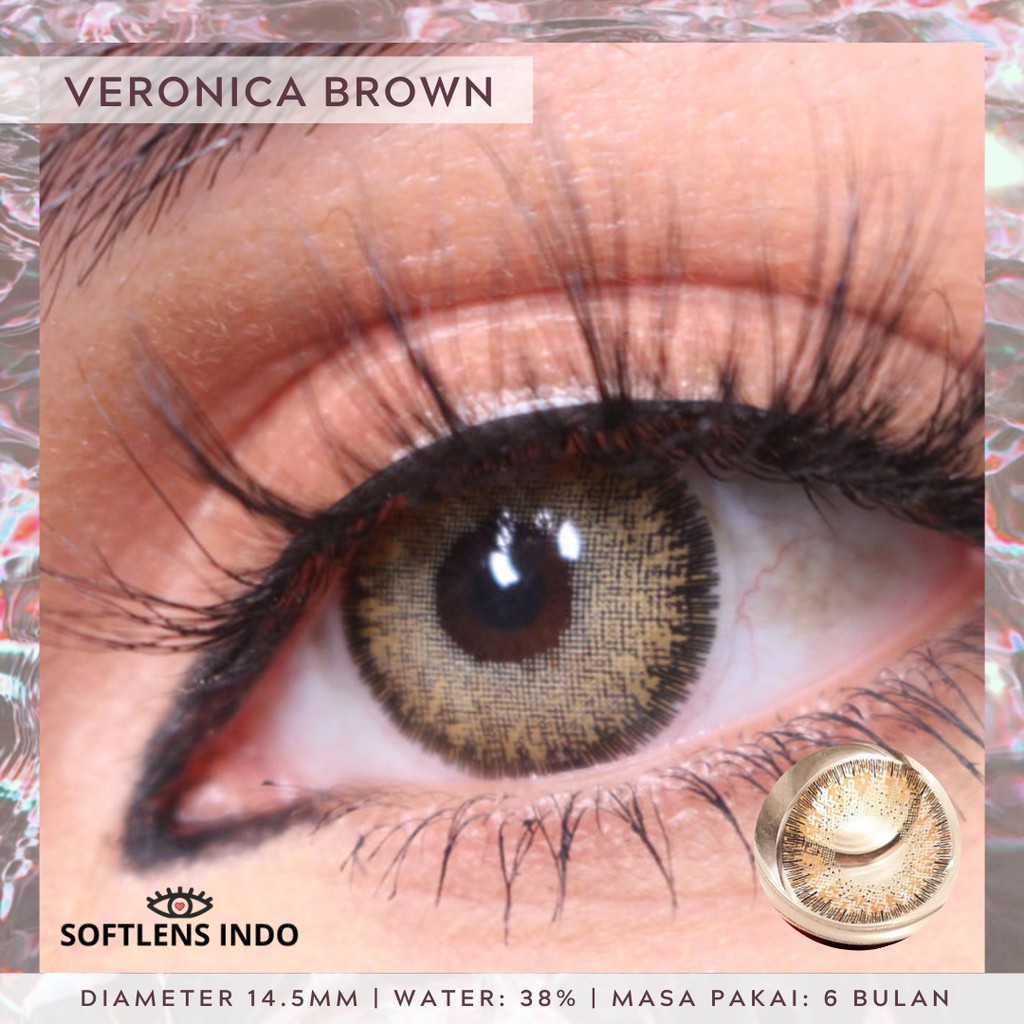 Softlens EOS Veronica brown/ coklat