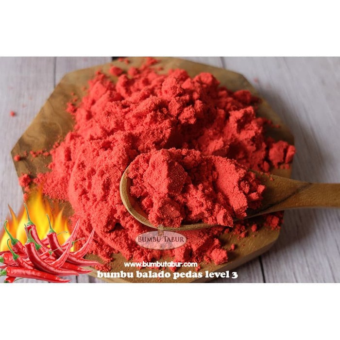 

Langsung Order BUMBU TABUR BALADO PEDAS LVL 3 HALAL 1KG KUALITAS TERJAMIN Berkualitas