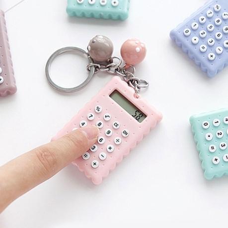 

F8F Kartun Korea Candy Kalkulator Mini Pelajar Kalkulator Portabel Ujian Gantungan Kunci Komputer brick design colourfull warna warni★ (Ready Stock)Dijual murah ➼