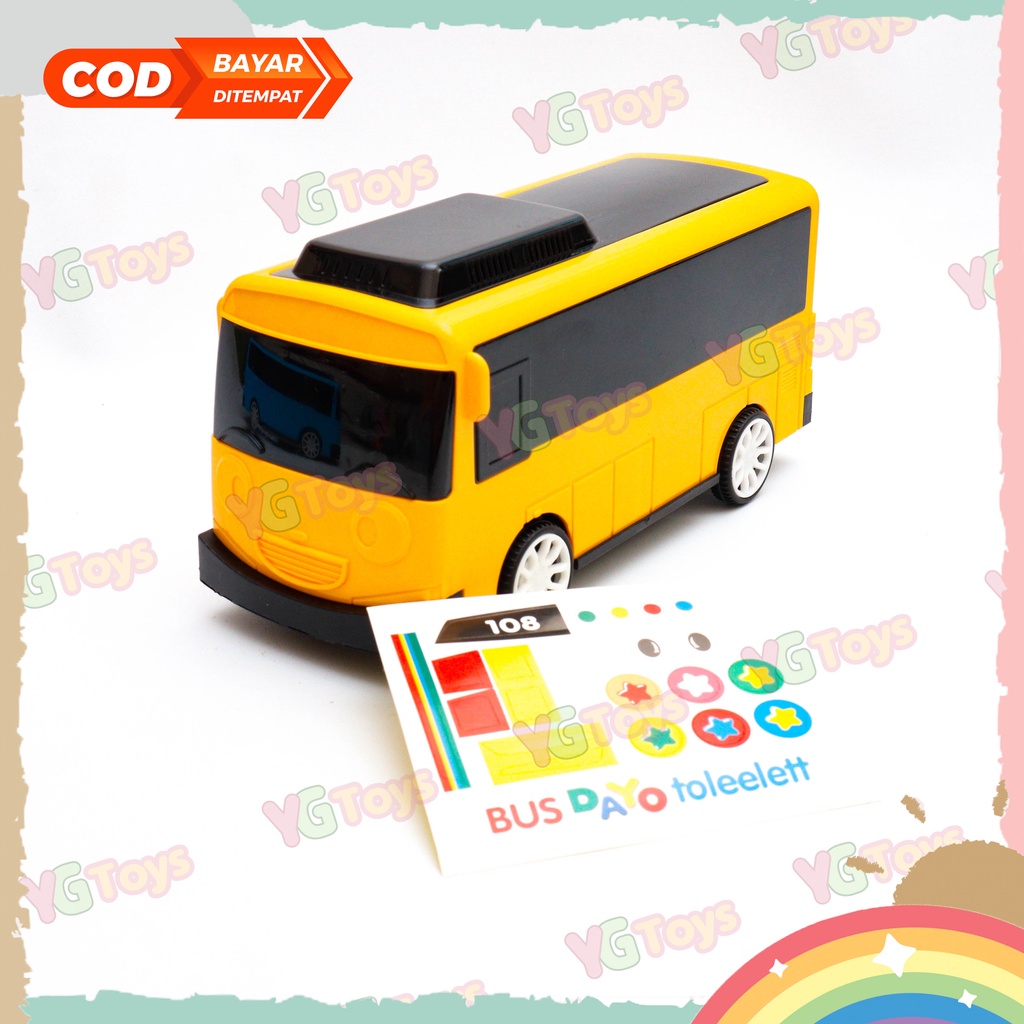 YGtoys Mainan Mobil Tayo Besar Jumbo The Little Bus Bis Tayo Mainan Anak Mobilan Dorong