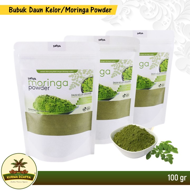 

Serbuk Daun Kelor 100 gr/Organik Moringa/Original Safiya herbal