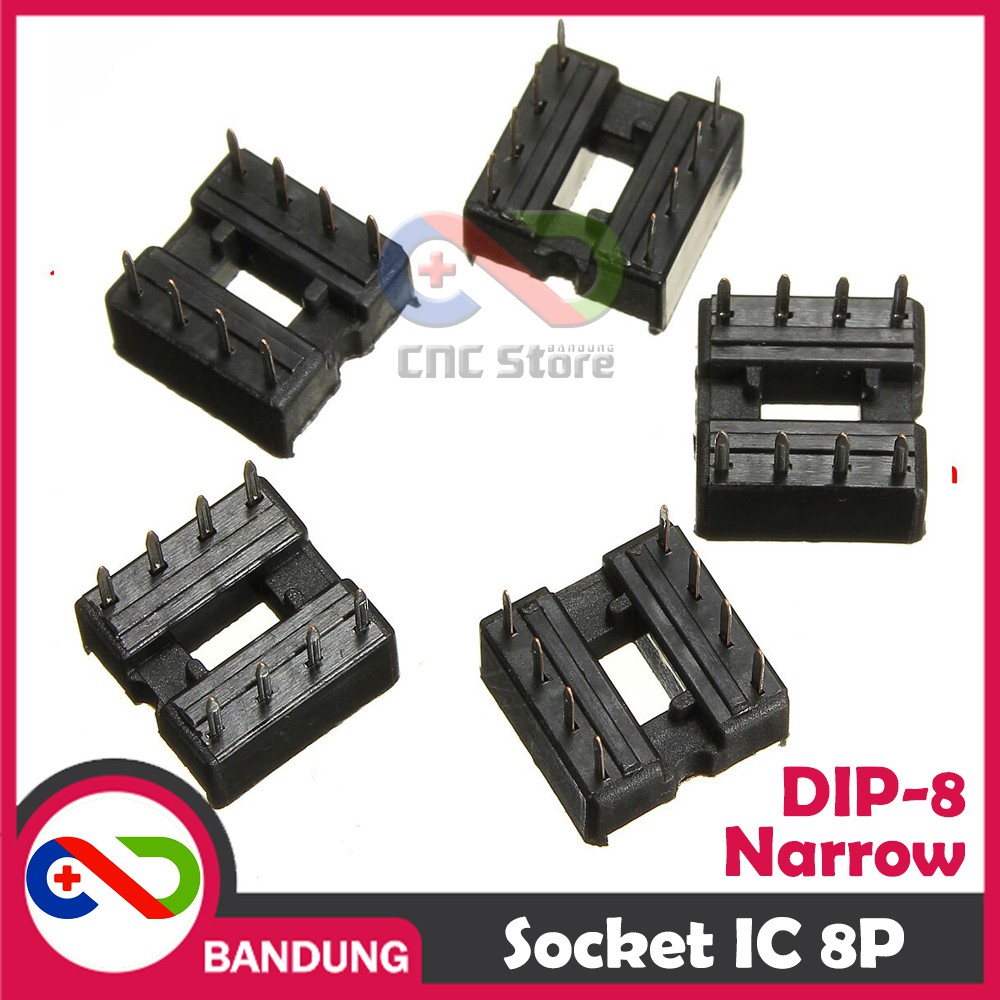 SOCKET SOKET IC DIP-8 DIP8 8P 8 NARROW