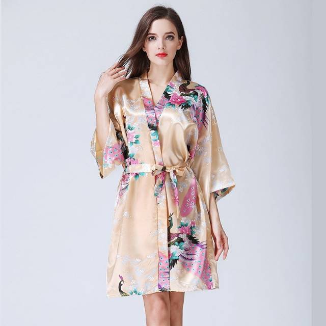 Kimono Satin  2009 Seserahan baju  tidur  Shopee  Indonesia