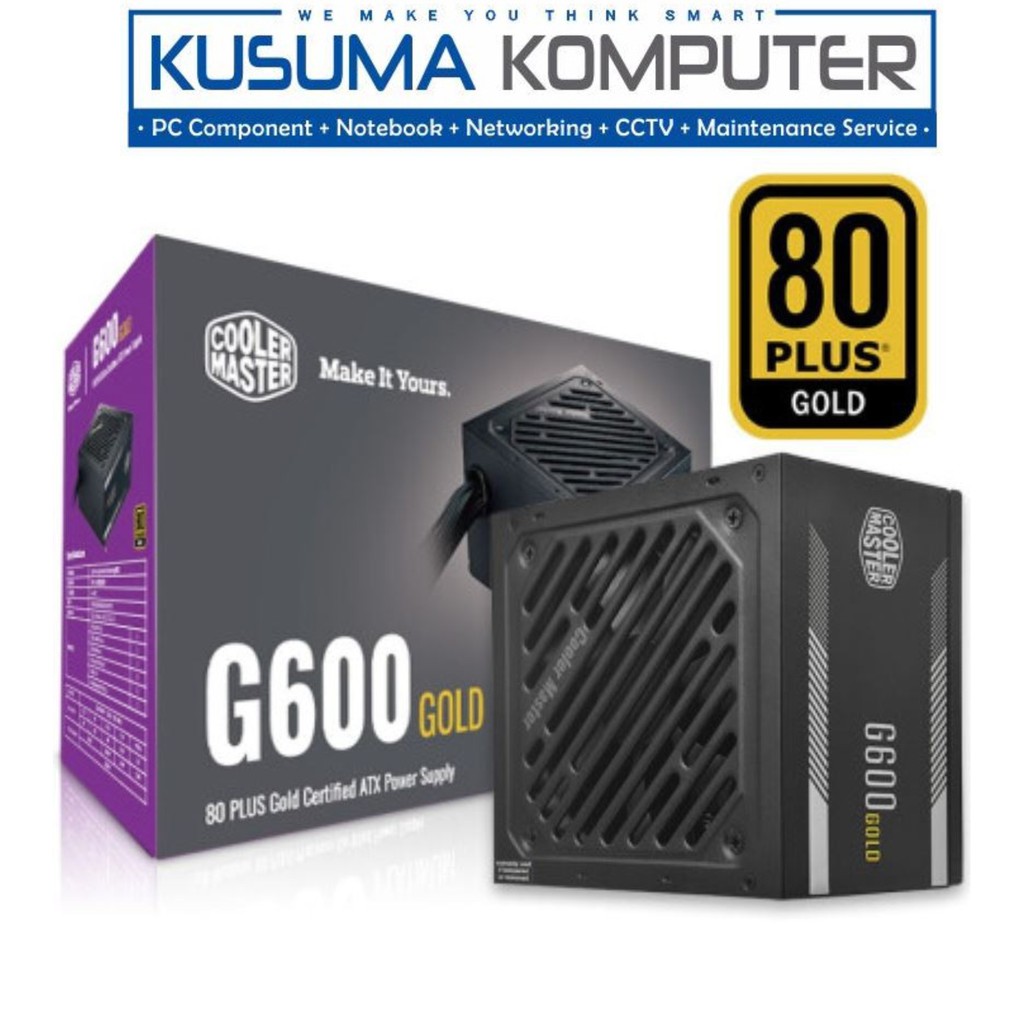 PSU Cooler Master G600 600W 80+ Gold Power Supply