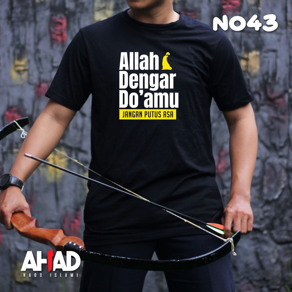 Kaos Islami Ahad - Allah Dengar Do'a mu N043