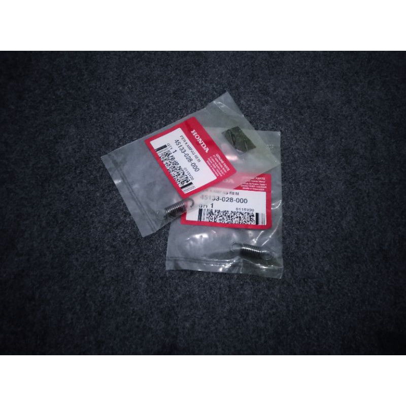 Per pir pear tromol rem kampas roda depan belakang Honda win ori original