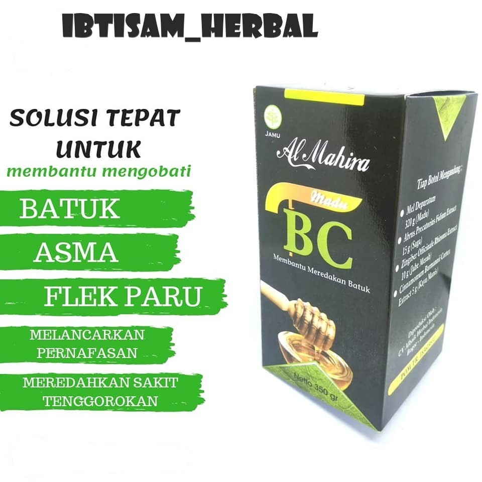 

Original Madu Batuk BC Al Mahira TBC Almahira 350 gr I MADU BATUK BC MAHIRA