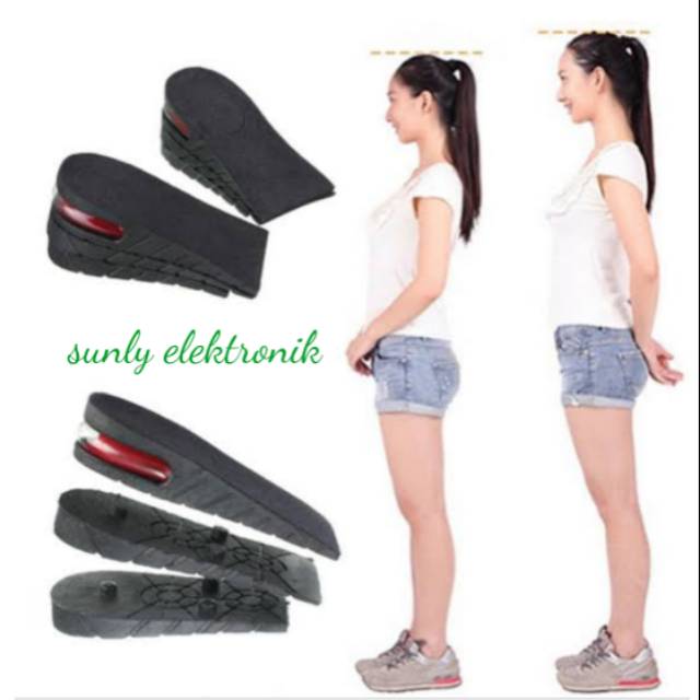 Increase height alas kaki sepatu hak peninggi penambah tambah tinggi bantalan - sport olahraga