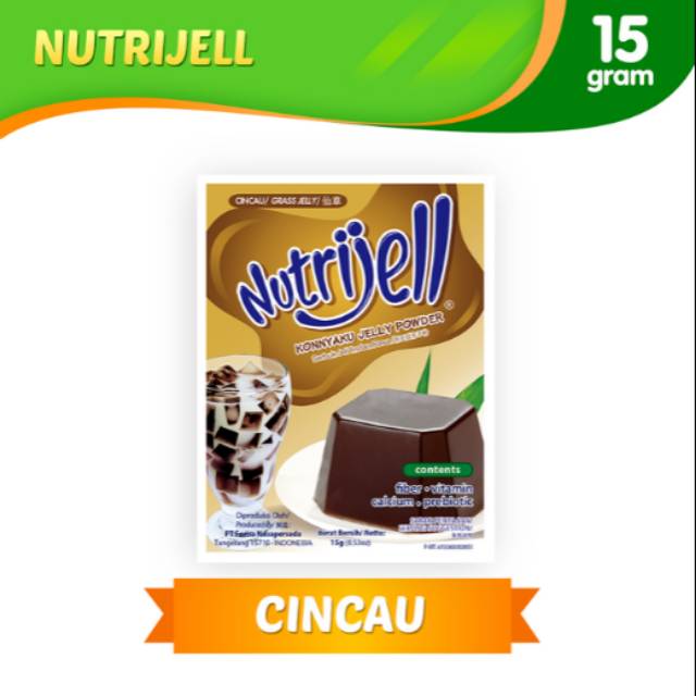 15gr tepung serbuk agar jelly NUTRIJELL nutrijell CINCAU / CINCAU