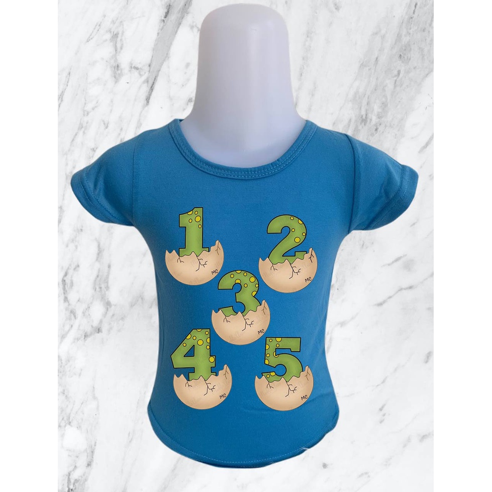 KAOS ANAK LAKI DINO EGG 1-6 TAHUN BAJU ATASAN ANAK FASHION TERMURAH | KAOS OBLONG ANAK