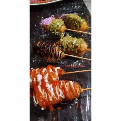 

corndog mozarella ukuran sedang, corndog fakum