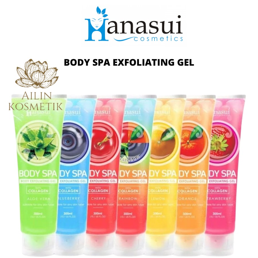 HANASUI BODY SPA EXFOLIATING GEL ORIGINAL BPOM by AILIN