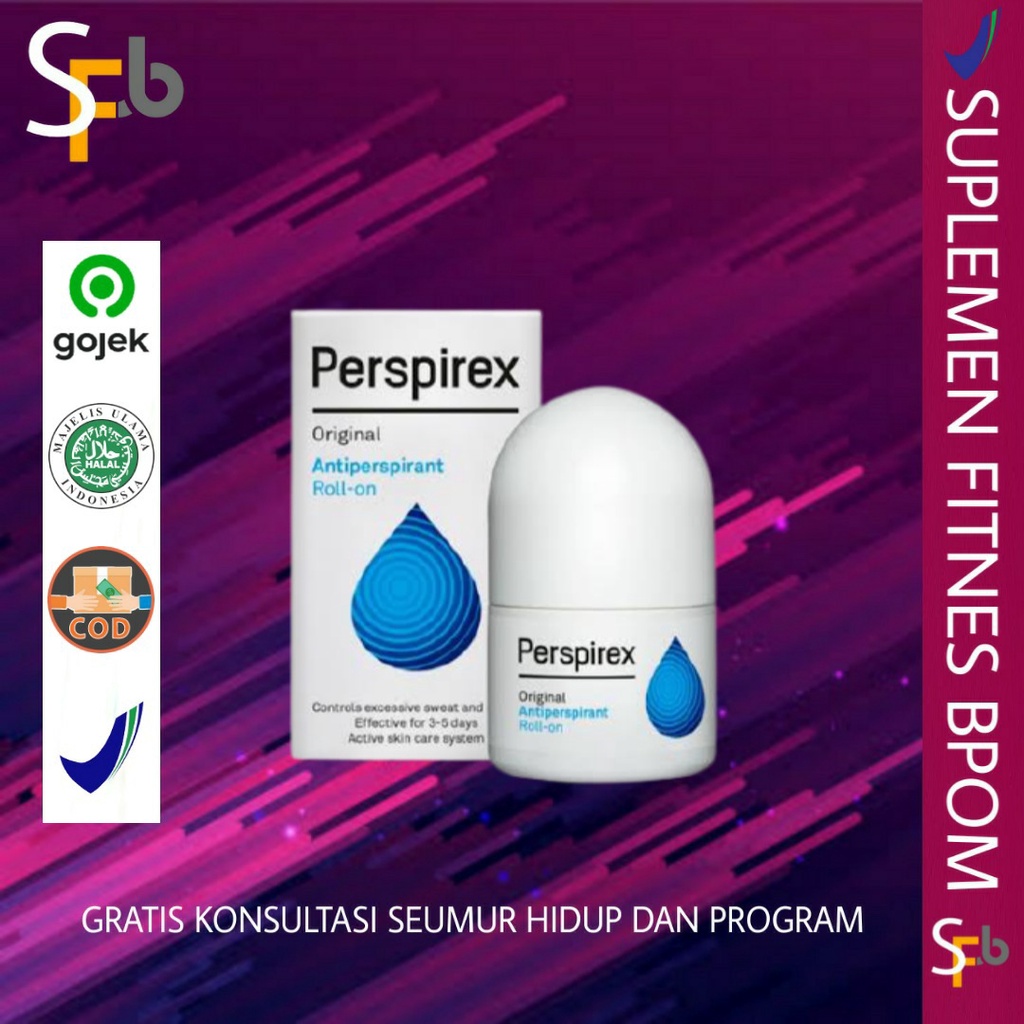 Perspirex Original Roll On Deodorant Original 20 Ml PESPIREX DEODORABT ROLL ON ORIGNAL 100%