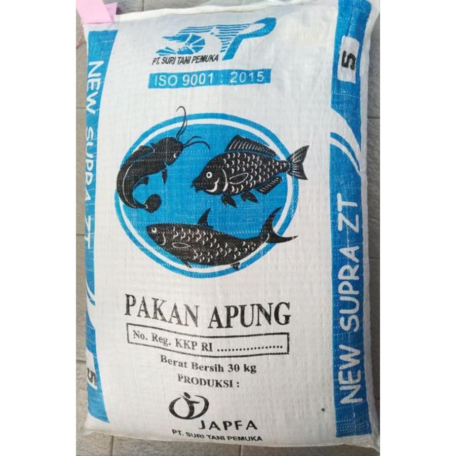 PELET LELE SUPRA ZT 1 KARUNG 30 KG - PELET IKAN AIR TAWAR lele gurame nila