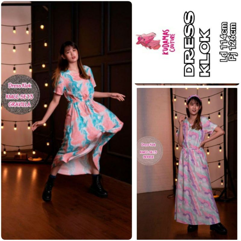 Dress Klok (DS Klok) kuda mas couture