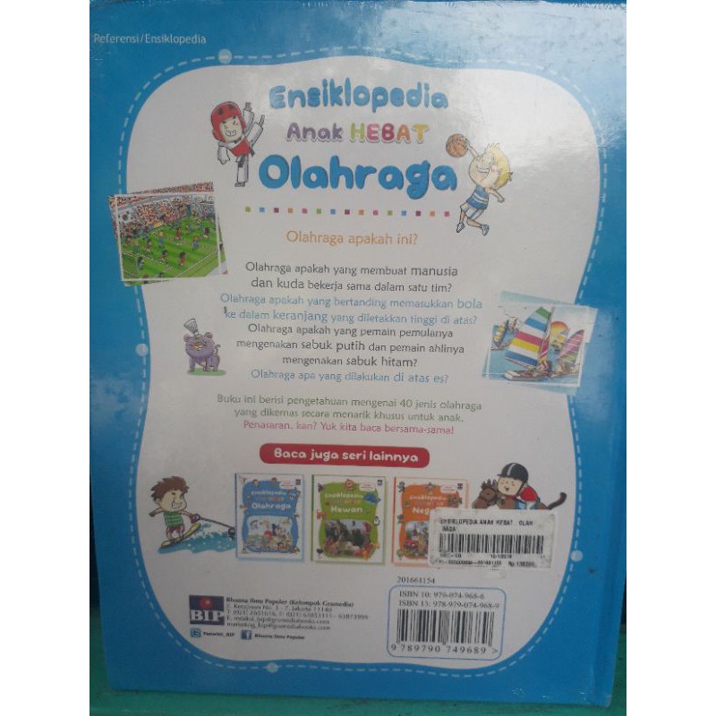 buku anak ensiklopedia anak hebat (olahraga)