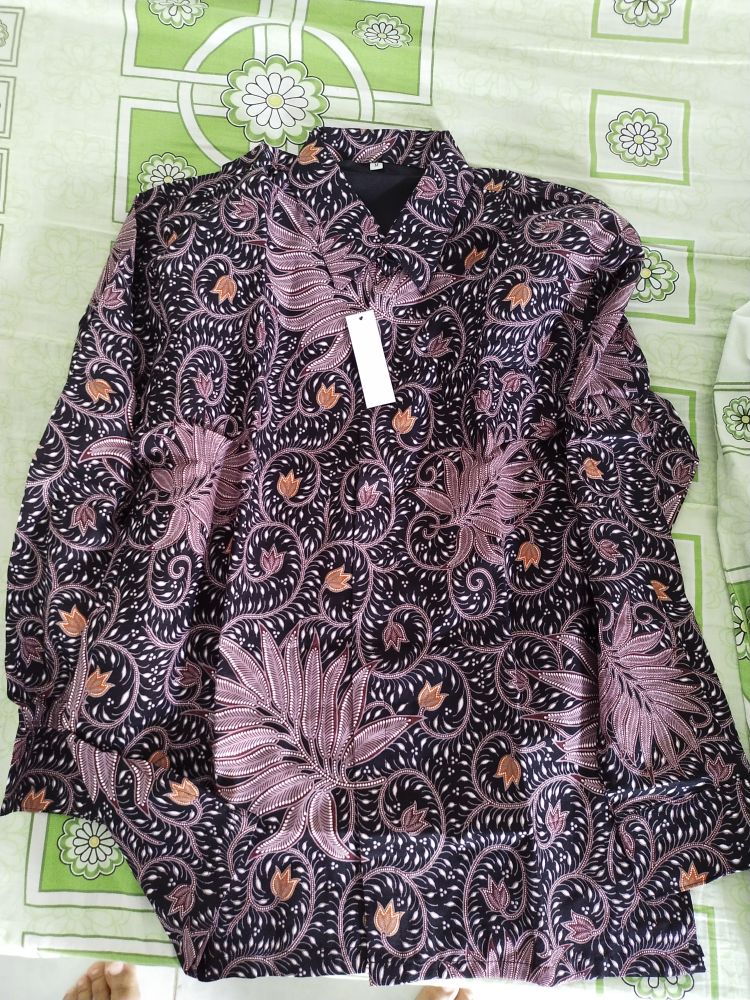 Grosir Murah,batik Pria Katun Solo Puring Premium,konveksi Langsung Toko,kemeja Batik Pria 0001