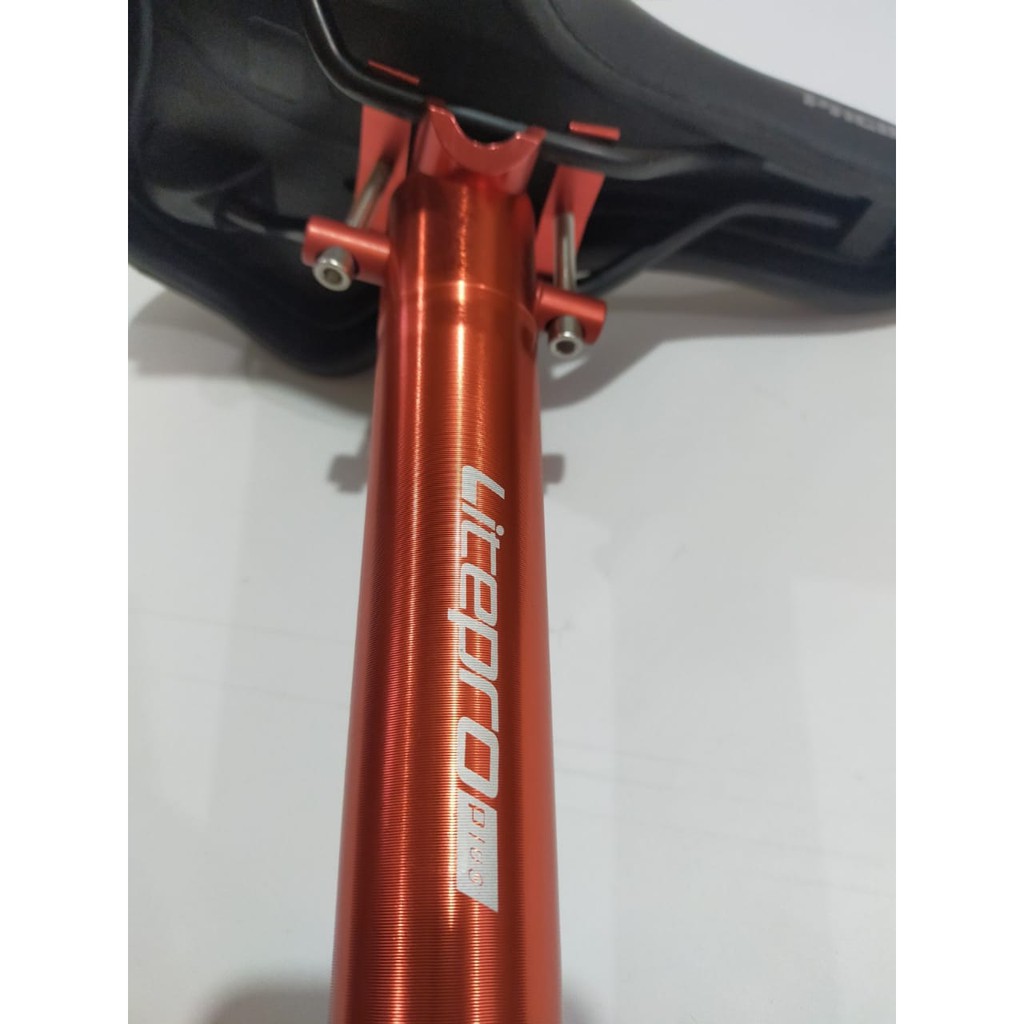 Litepro Seatpost 33.9 x 600 mm Tiang sadel Alloy sepeda lipat