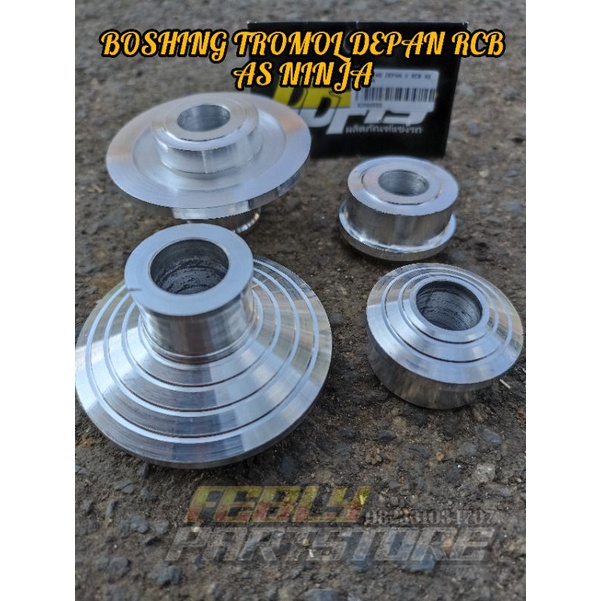 BOSHING TROMOL DEPAN RCB ROSSY PNP AS NINJA BOSHING TROMOL DEPAN CNC VELG RCB ROSSI  SHOCK NINJA GER