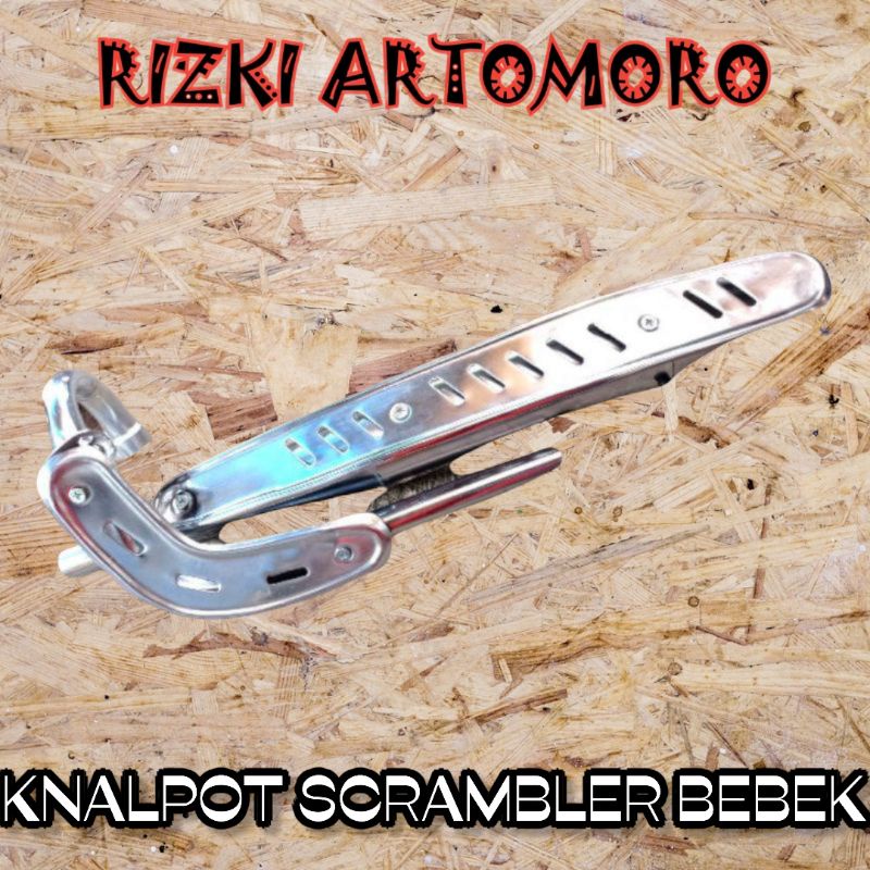 Grosir Knalpot Scrambler Honda Win C70 C50 Grand C Series Streetcub