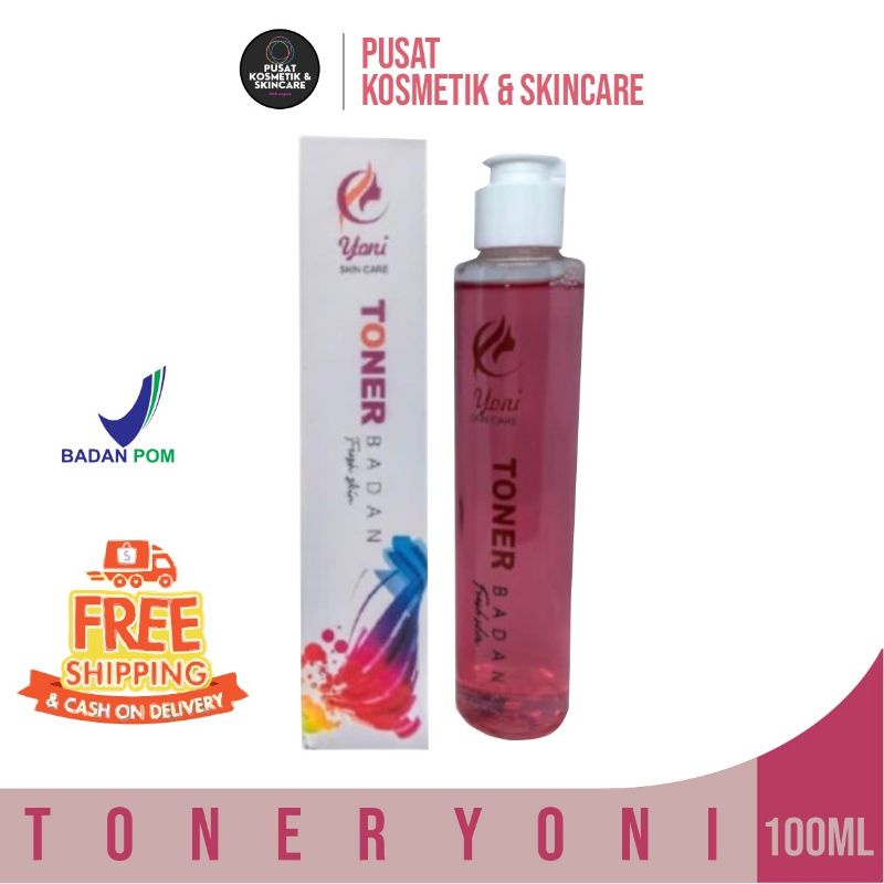 TONER BADAN YONI SKIN CARE BPOM 100 ML