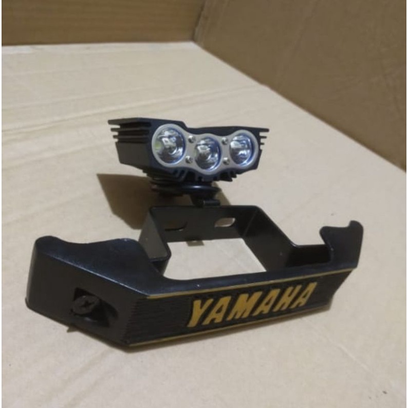 Lampu Depan LED Owl 3 Mata + Kumis +  Breket Pnp Rx-King Rx-S Rx-K Rx-King New Rx-King Lama