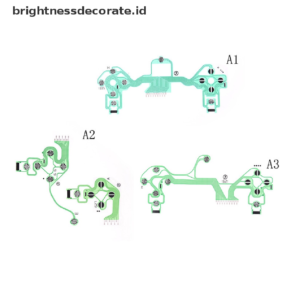 Papan Sirkuit Tombol Pita Pengganti Untuk Bagian Film Konduktif Kontroler PS4