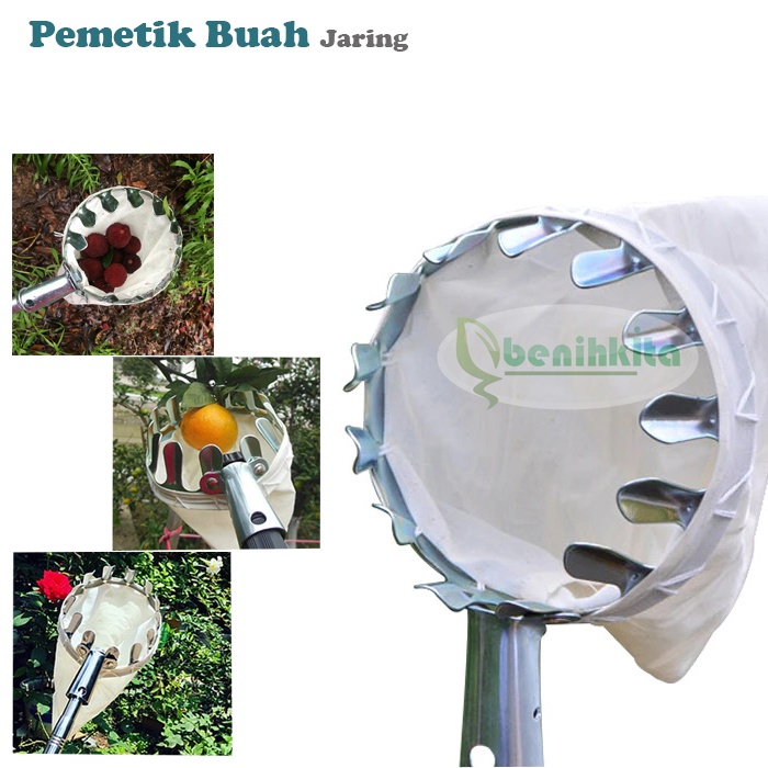 Jaring Pemetik Buah Fruit Picker Collection Head Tool - A48