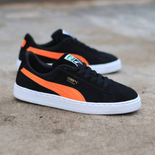 PUMA BLACK ORANGE original made in Indonesia