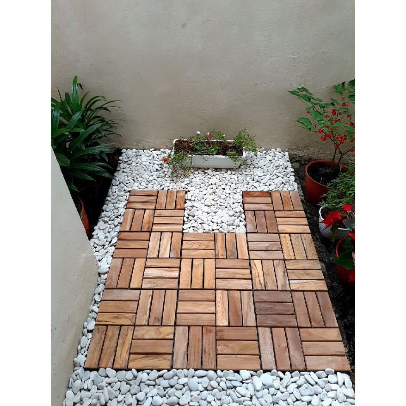 decking tile//ubin kayu//lantai kayu jati asli jepara//parket kayu jati//Ubin lantai decking tile