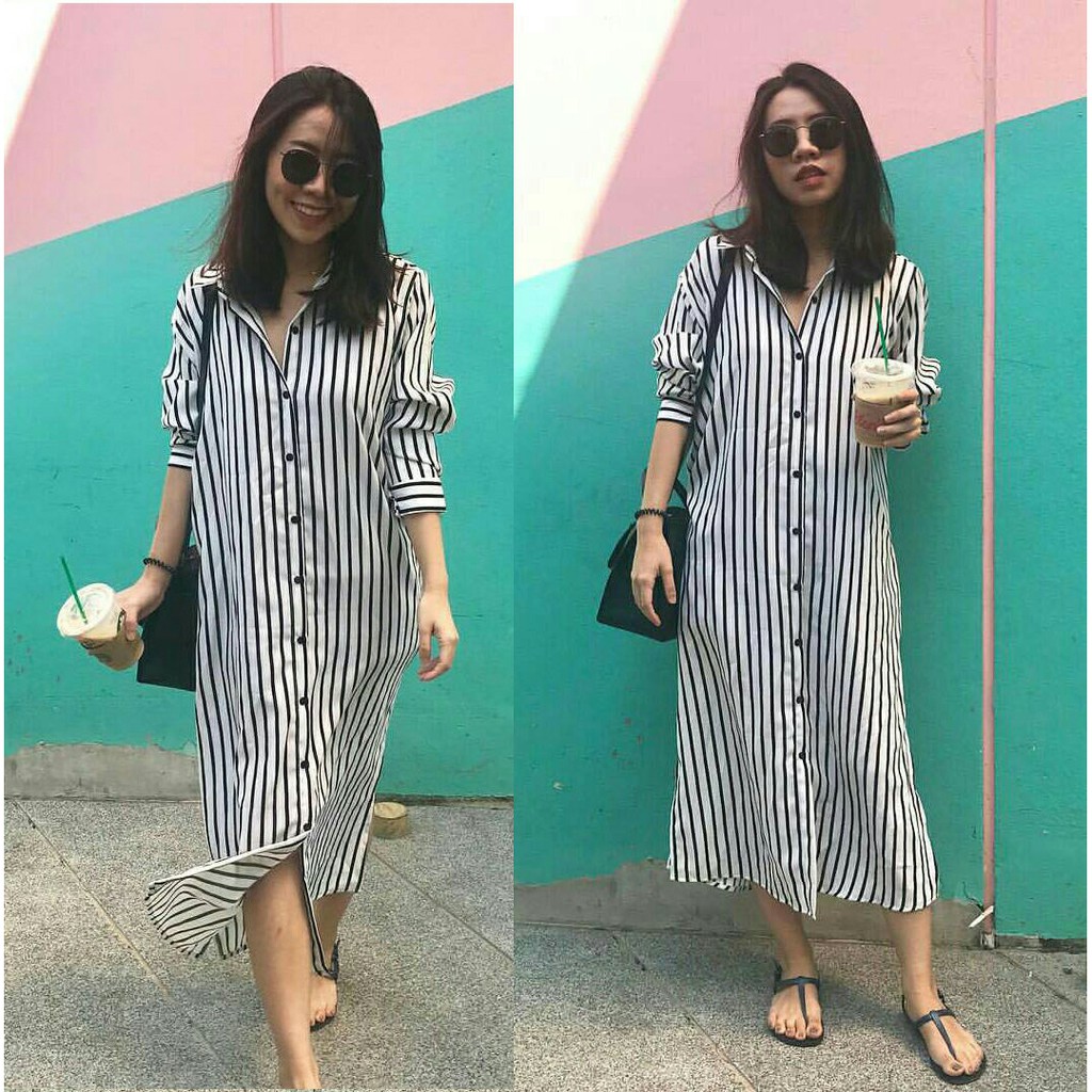 Dress casual / dress salur / loose dress / midi dress / 26 Dress Nia