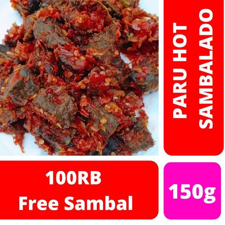

PROMO Hari Ini" (100rb free sambal) Paru Hot Sambalado Dapoer Syantik 125g (Bisa COD) terbaru