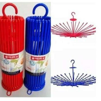 S1V8 TRS298 - FOLDING HANGER  30 Stick / JEMURAN PUTAR folding Hanger 30 Stick / Jemuran Baju Anak B