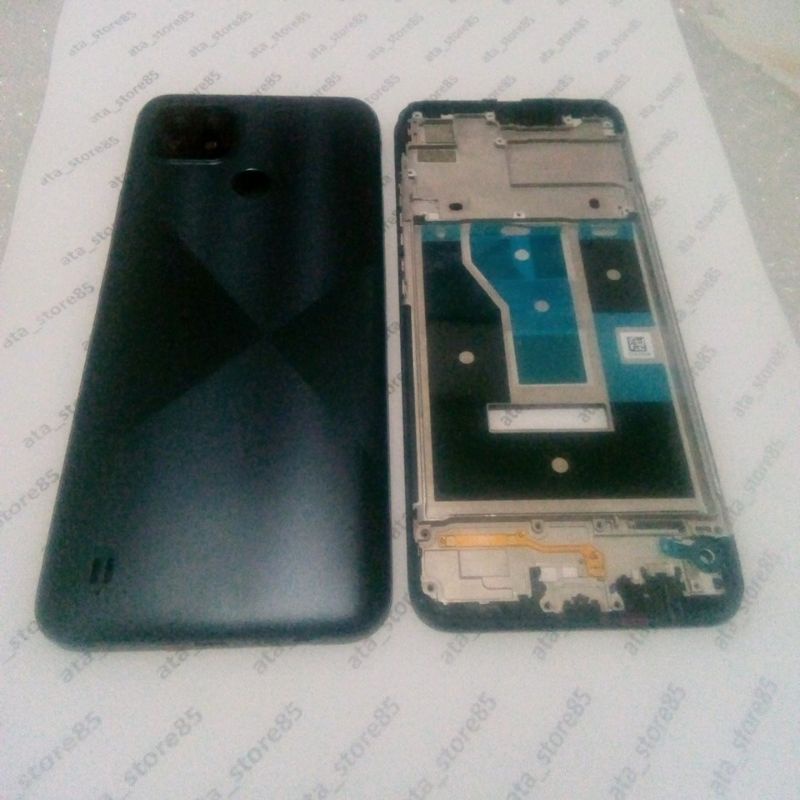 Backdoor Fullset Backdor Backover BC Back Casing Kesing Housing Tutup Belakang Baterai Realme C21 | C 21 Original