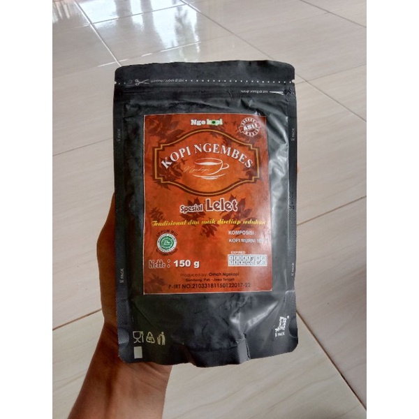 

Promo Kopi Lelet Ngembes khas Jolong, enak, mantab, lembut dan halus 125g